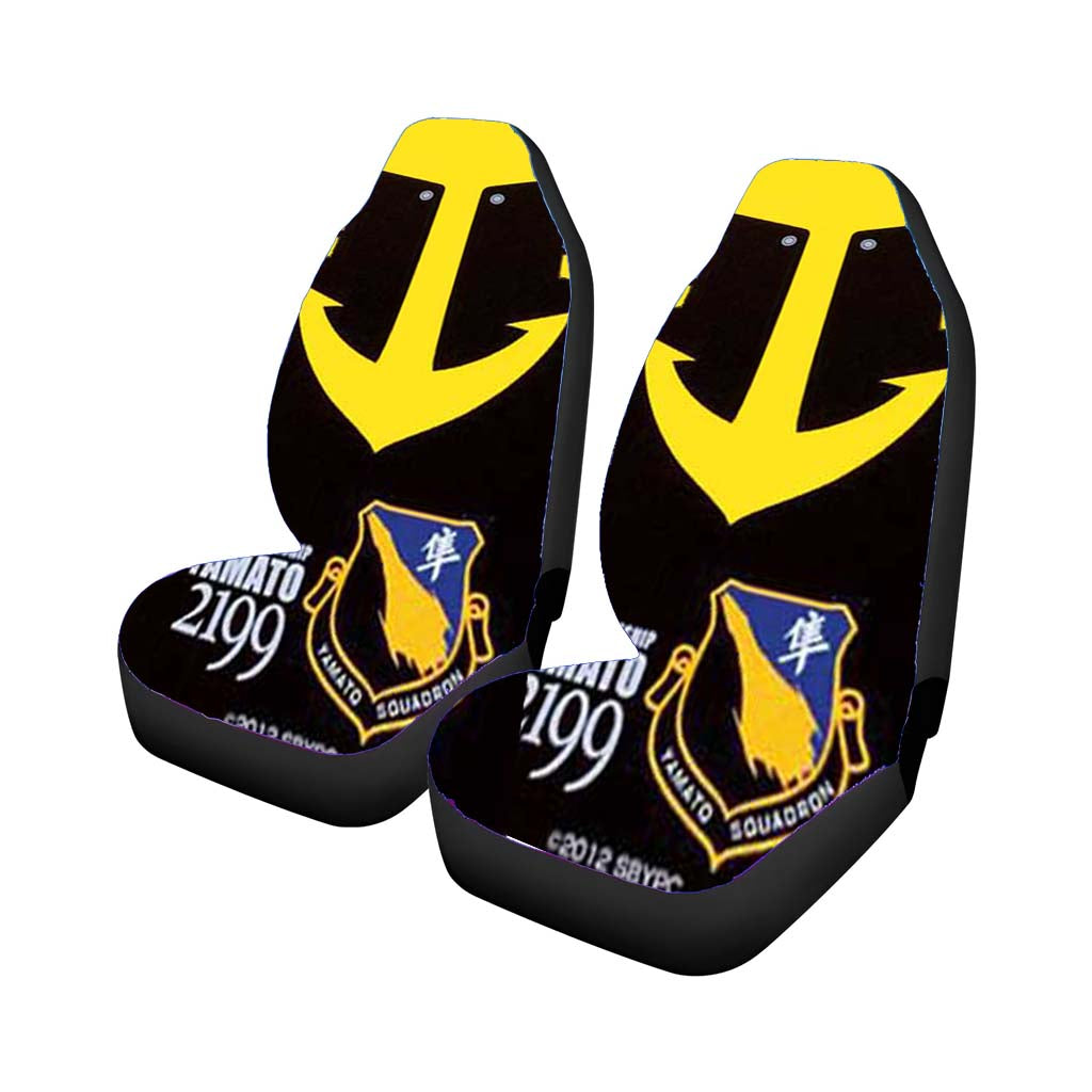 Space Battleship Yamato Symbol Car Front Seat Covers