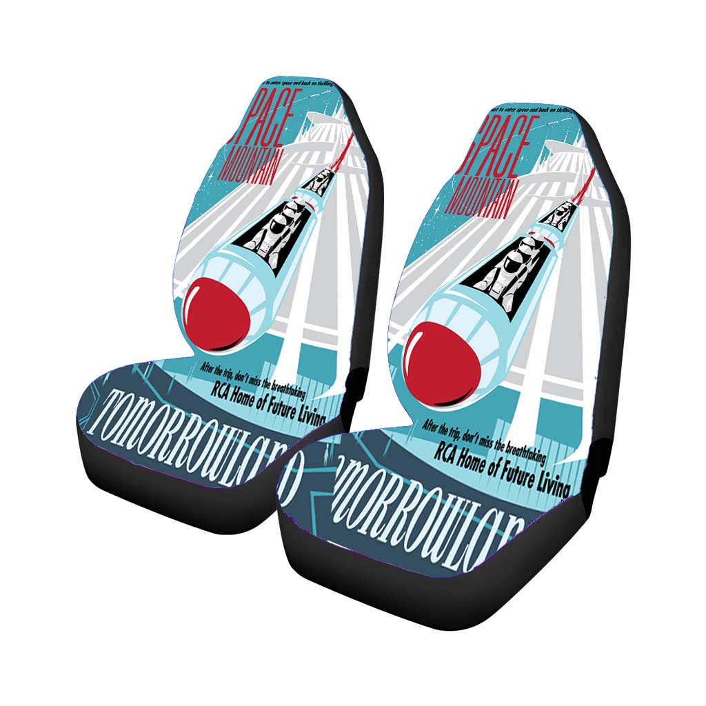 Space Mountain Tomorrowland Car Front Seat Covers
