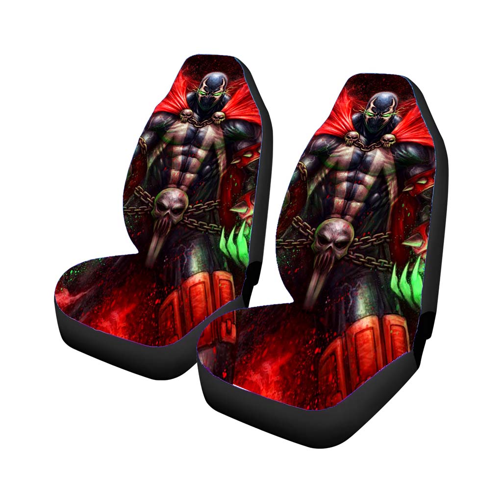 Spawn Digital Wallpaper Car Front Seat Covers