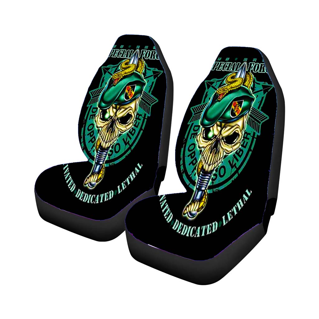 Special Forces Logo Car Front Seat Covers