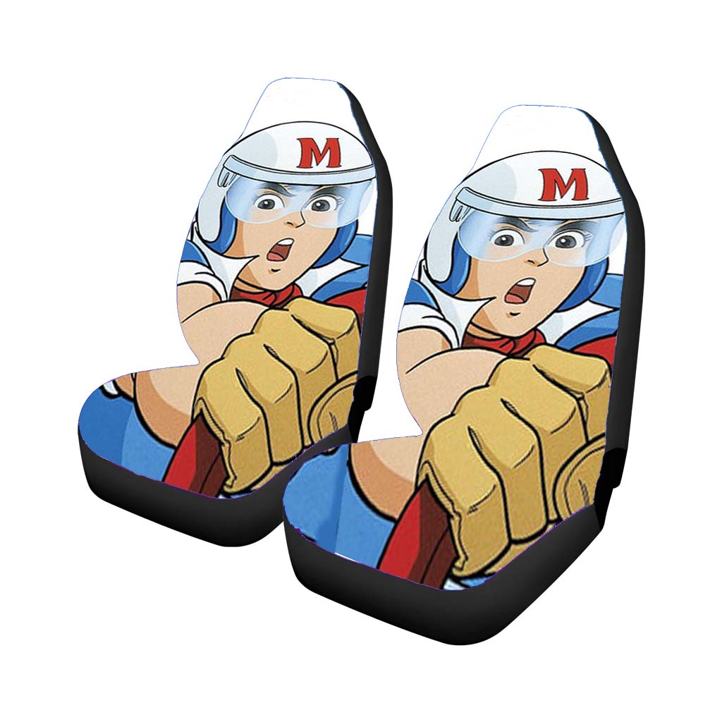 Speed Racer Driving Car Car Front Seat Covers