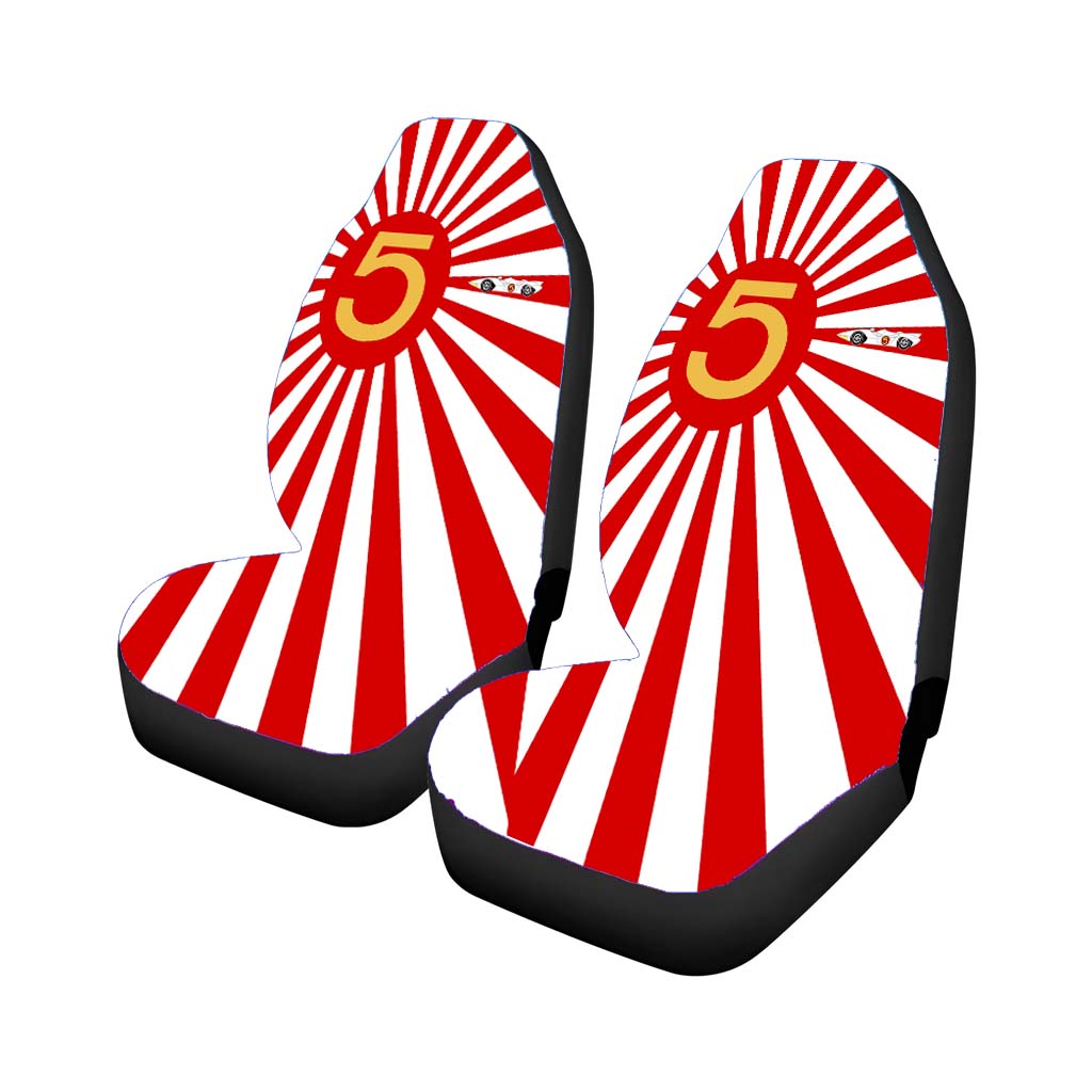 Speed Racer Rising Sun Car Front Seat Covers