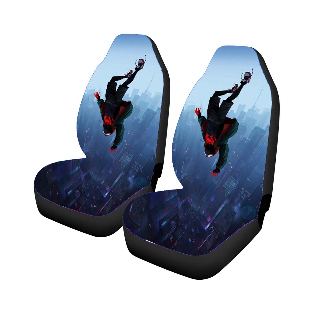 Spider-Man Into The Spider-Verse 1 Car Front Seat Covers