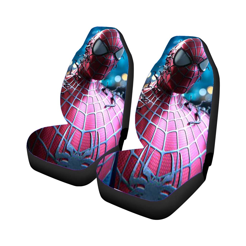 Spider Man Fan Art Car Front Seat Covers
