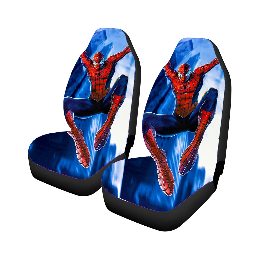 Spider Man Jump Car Front Seat Covers