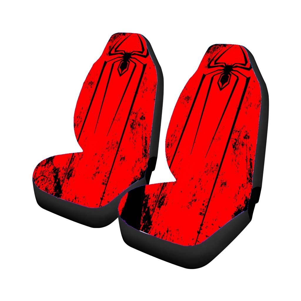 Spider Man Logo Car Front Seat Covers