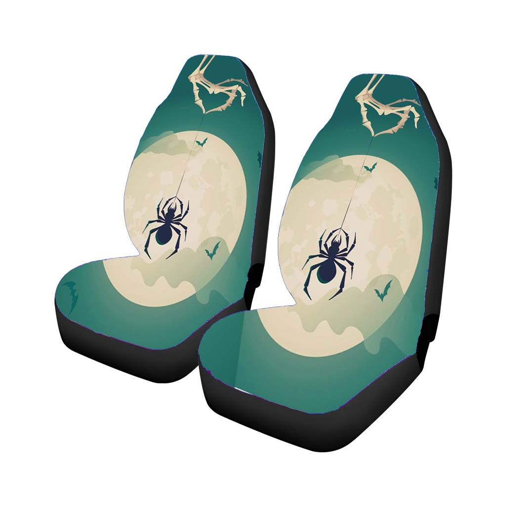 Spider Skull Hand Car Front Seat Covers