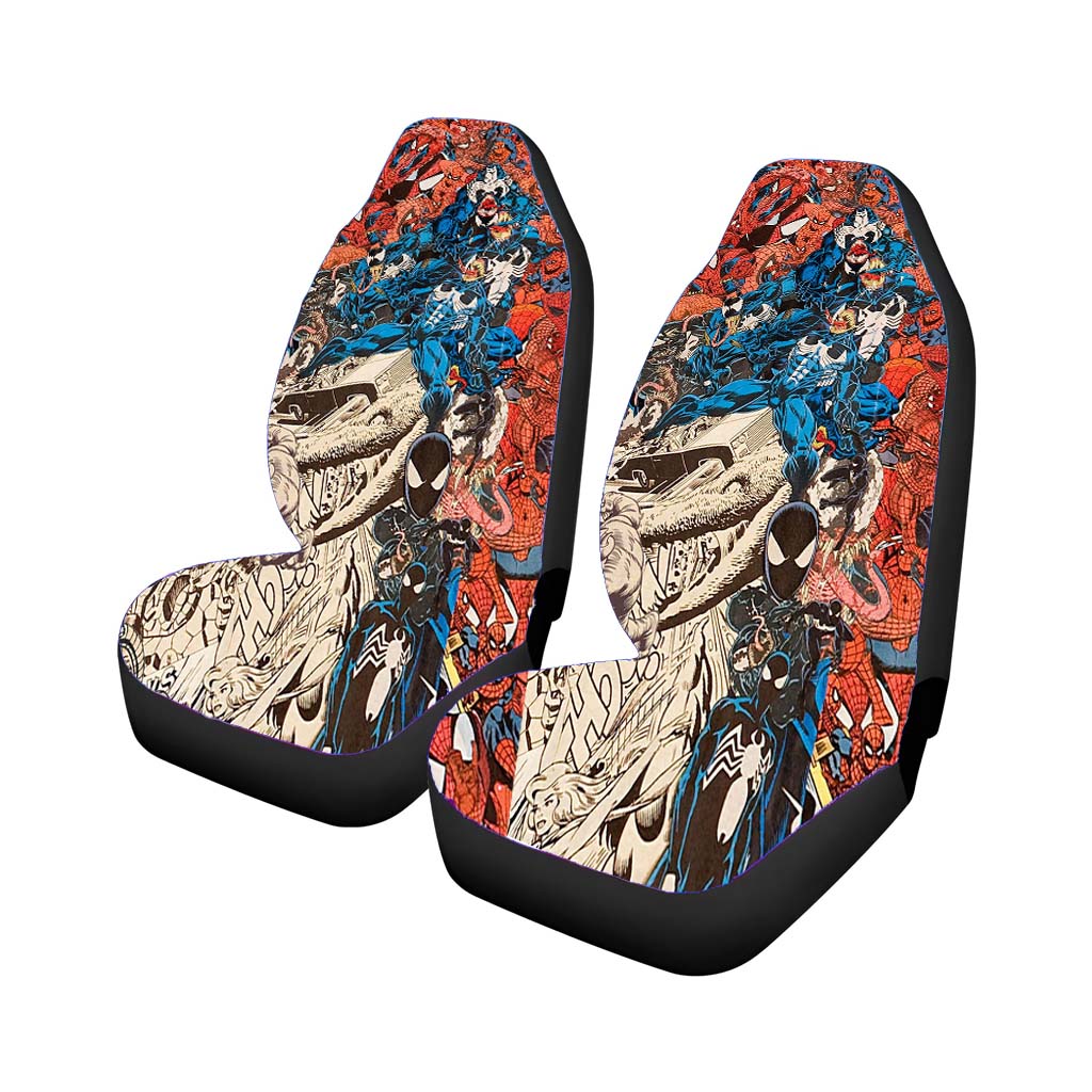 Spiderman Car Front Seat Covers