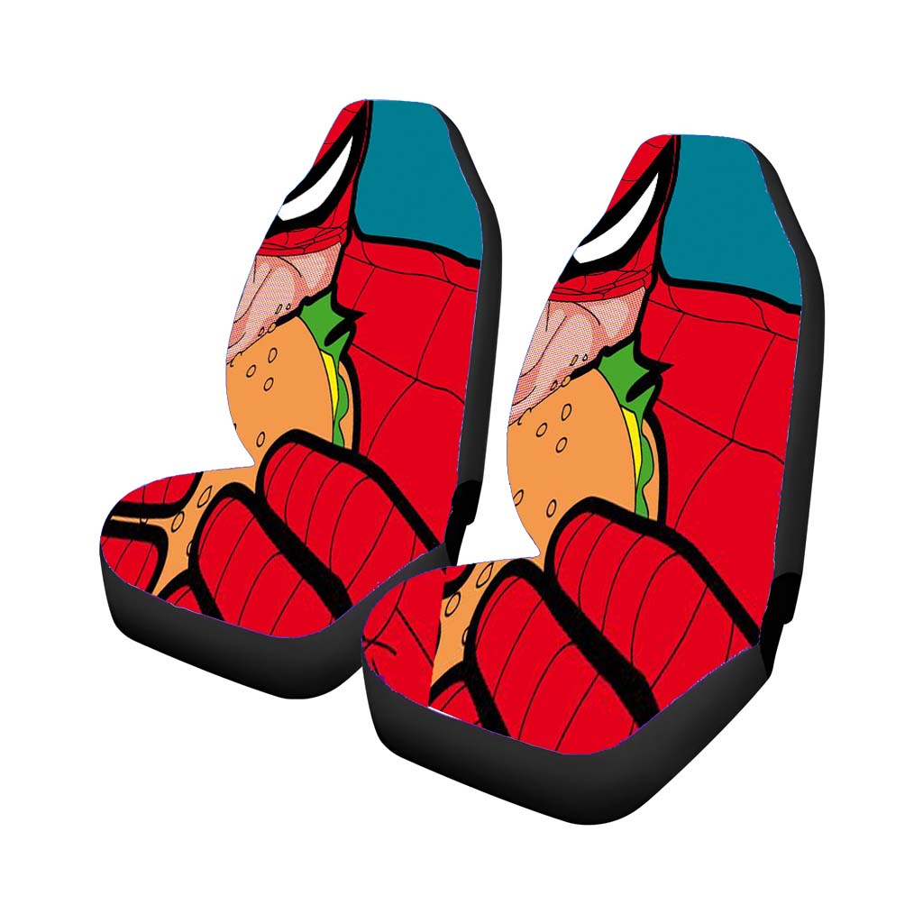 Spiderman Burger Car Front Seat Covers