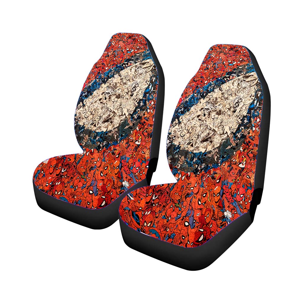 Spiderman Eye Car Front Seat Covers