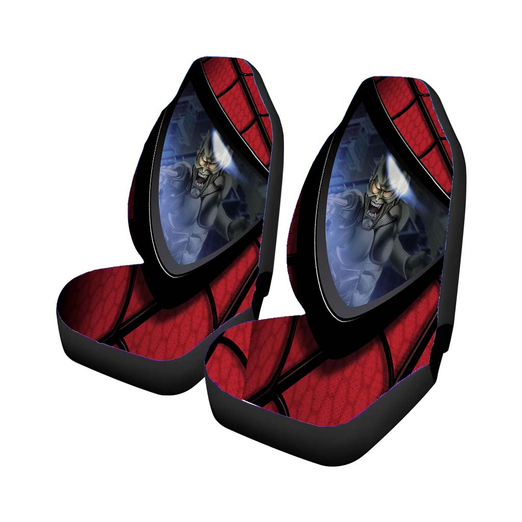 Spiderman Eyes Car Front Seat Covers