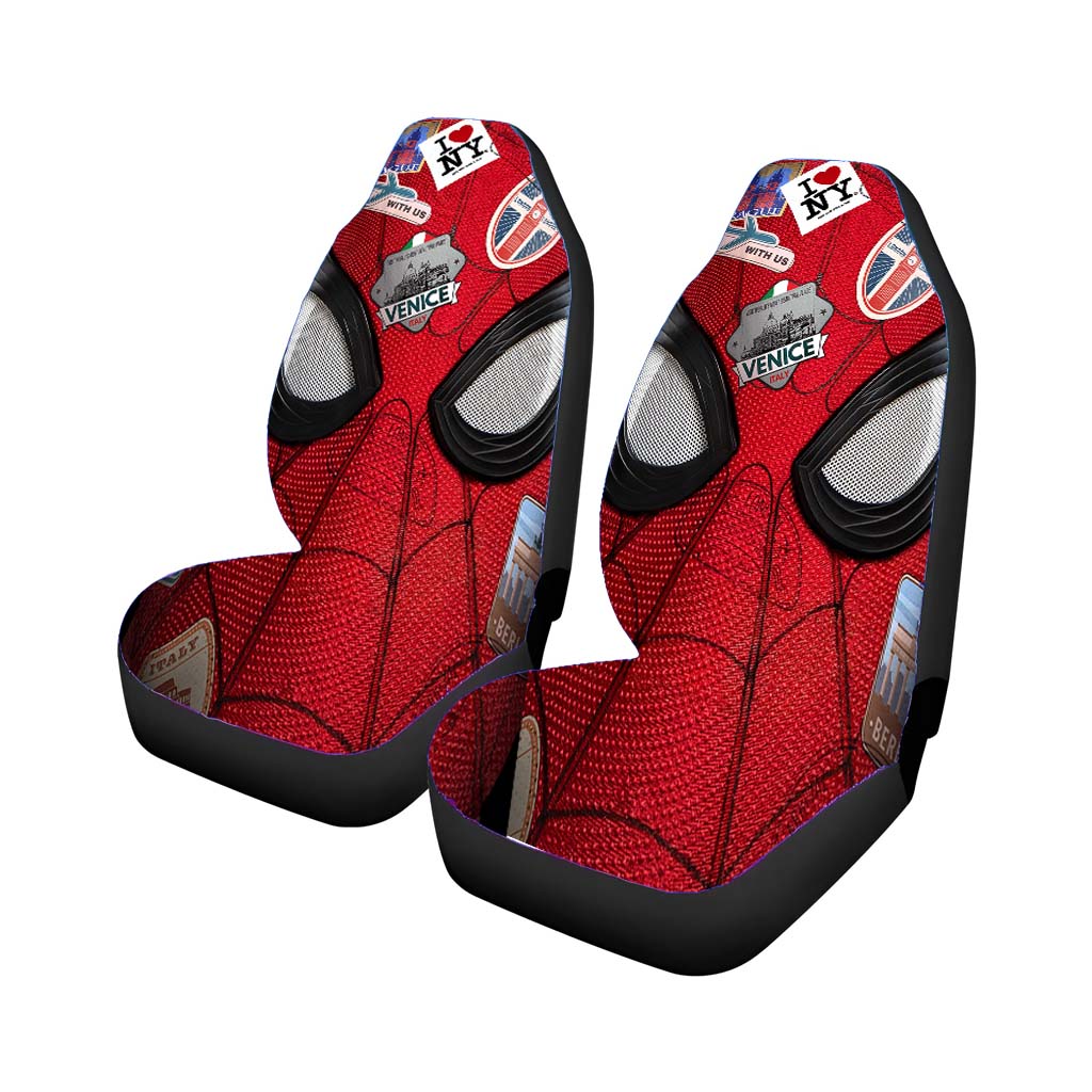 Spiderman Far From Home Car Front Seat Covers