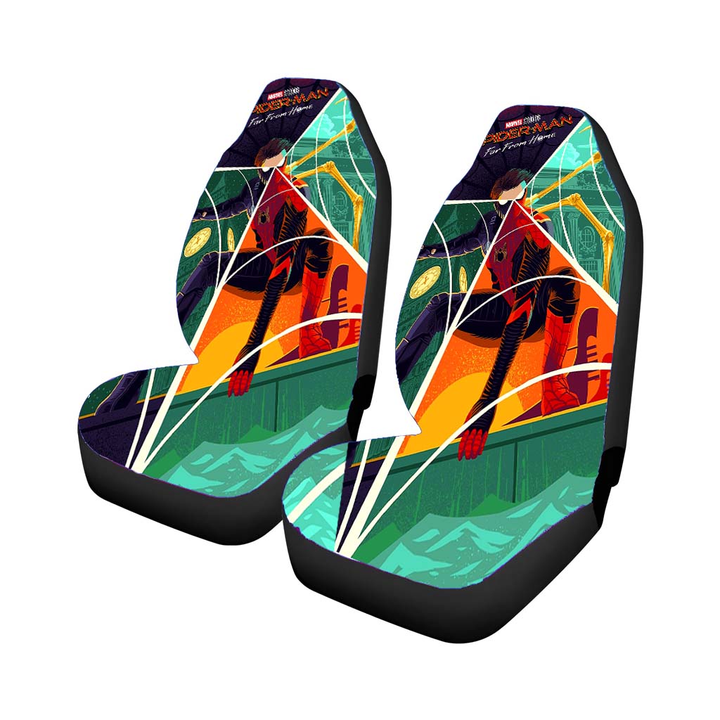 Spiderman Far From Home Studio Car Front Seat Covers