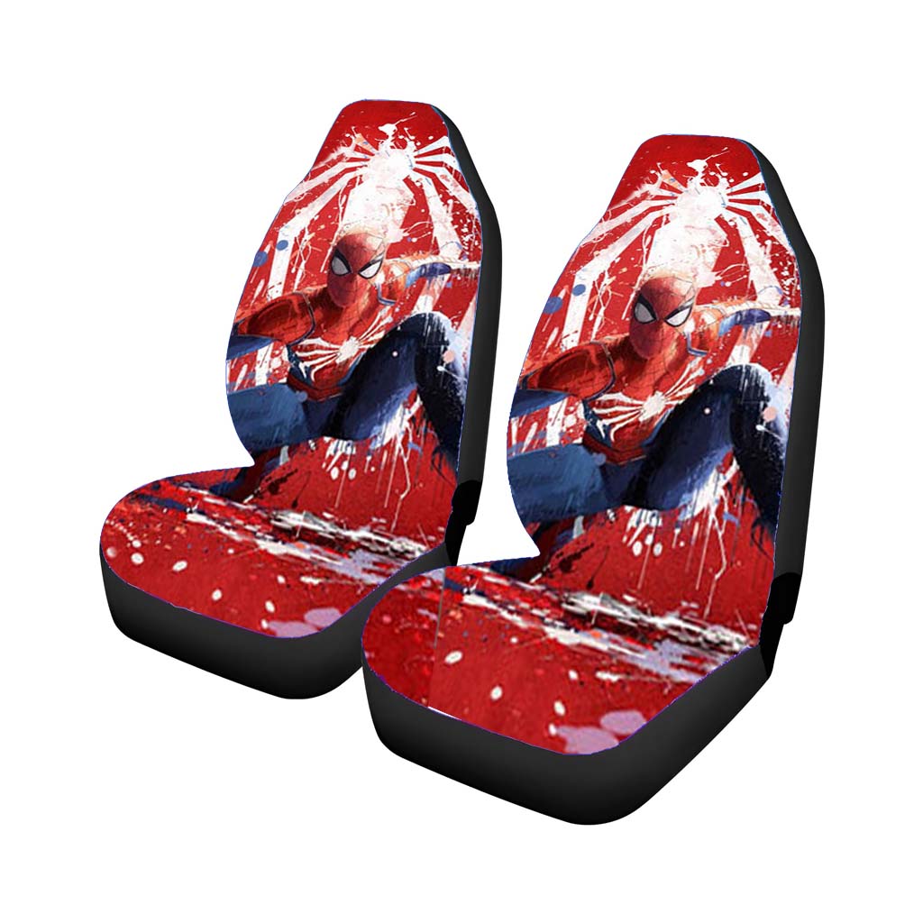 Spiderman Grunge Car Front Seat Covers