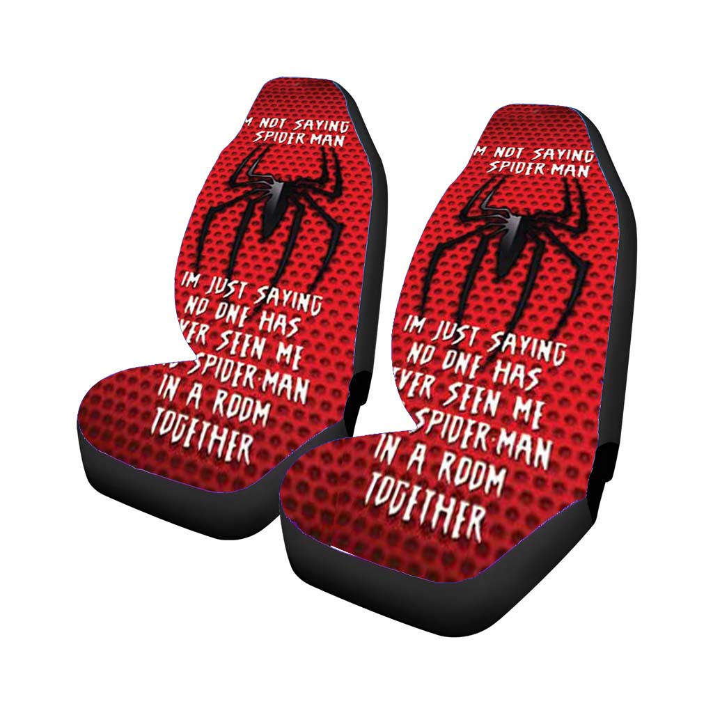 Spiderman Not Saying Car Front Seat Covers
