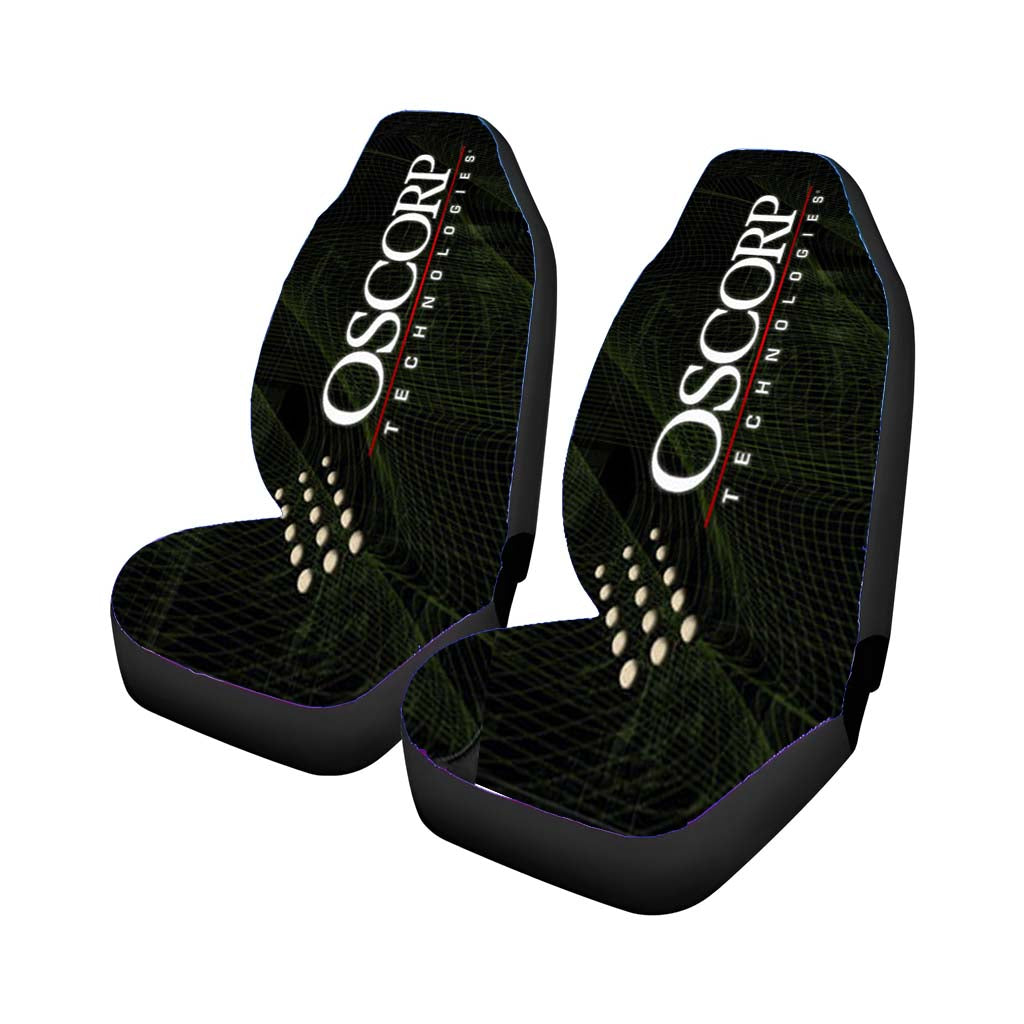 Spiderman Oscorp Logo Car Front Seat Covers