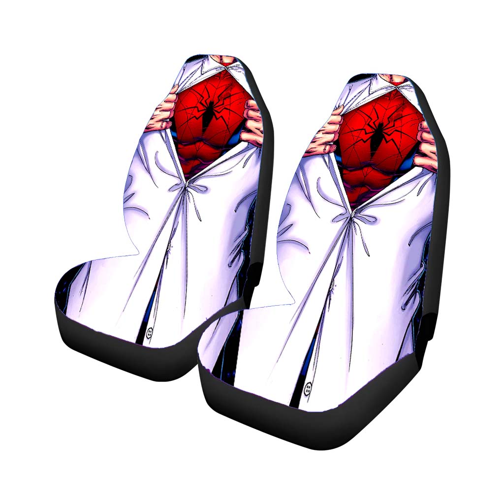 Spiderman Spectacular Poster Car Front Seat Covers