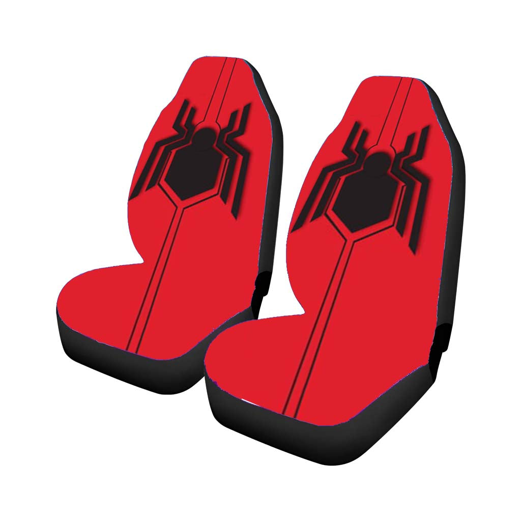 Spiderman Symbol Evolution Car Front Seat Covers