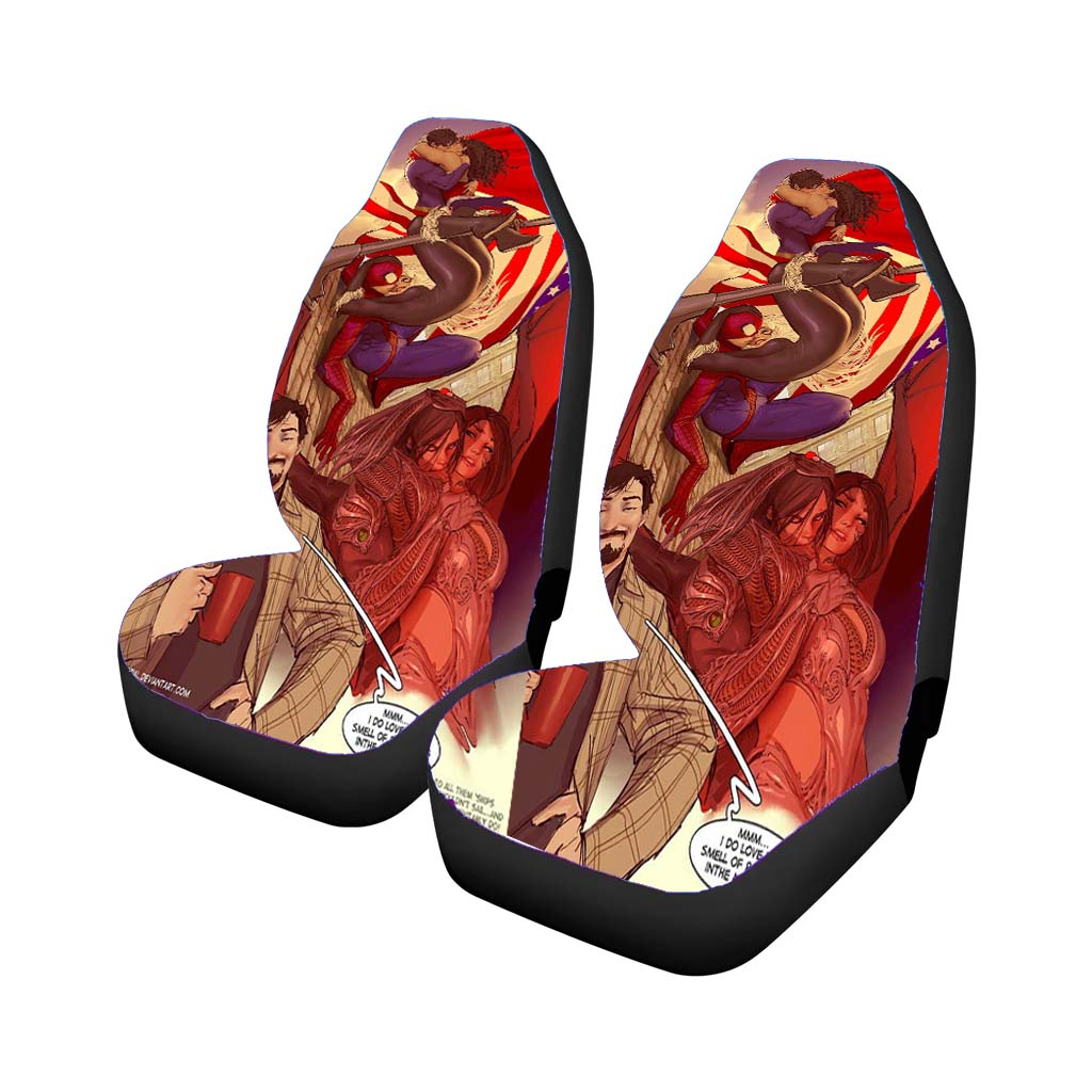 Spiderman Usa Car Front Seat Covers