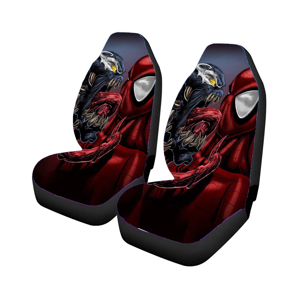 Spiderman Vs Venom Artwork Car Front Seat Covers