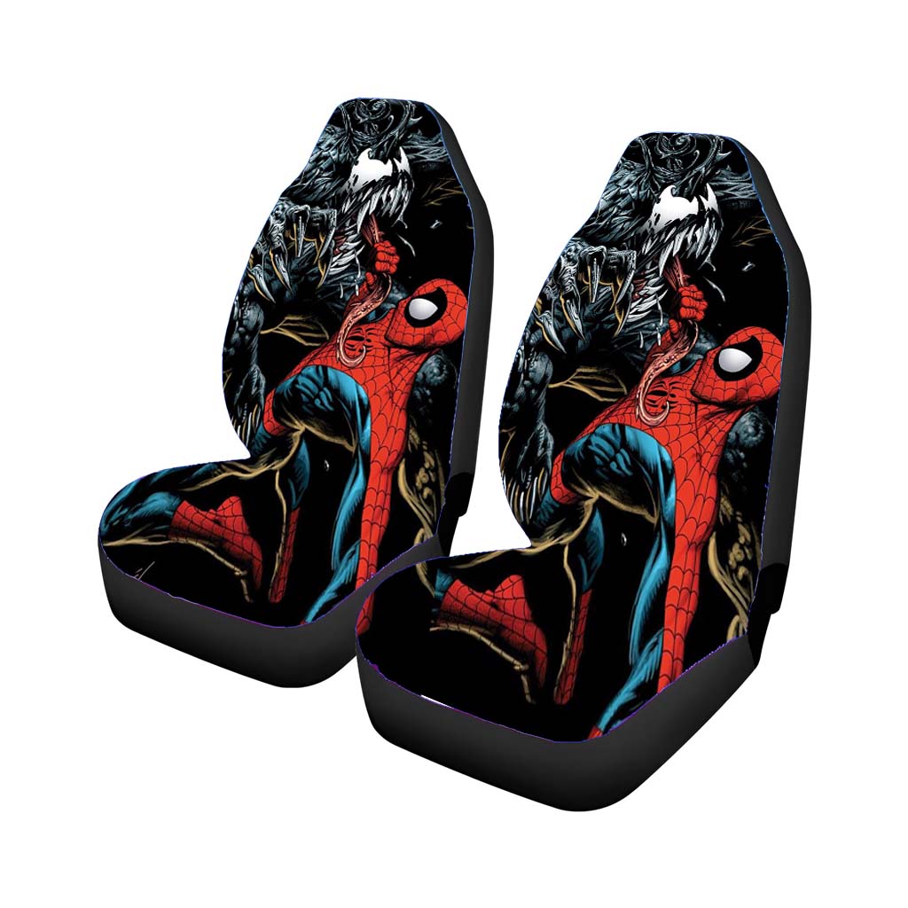 Spiderman Vs Venom Comics Car Front Seat Covers