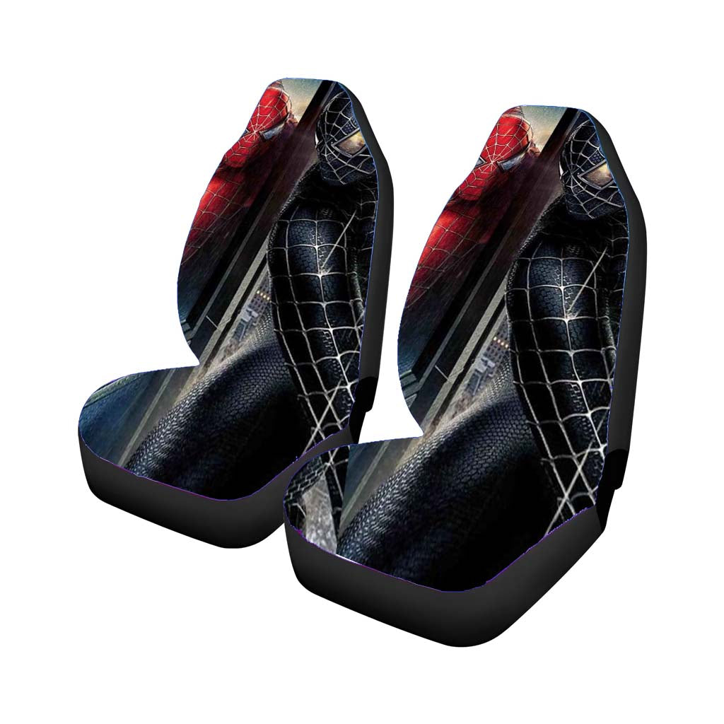 Spidey Red And Black Spiderman Car Front Seat Covers