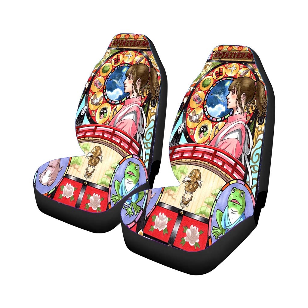 Spirited Away Nouveau Art Cover Car Front Seat Covers