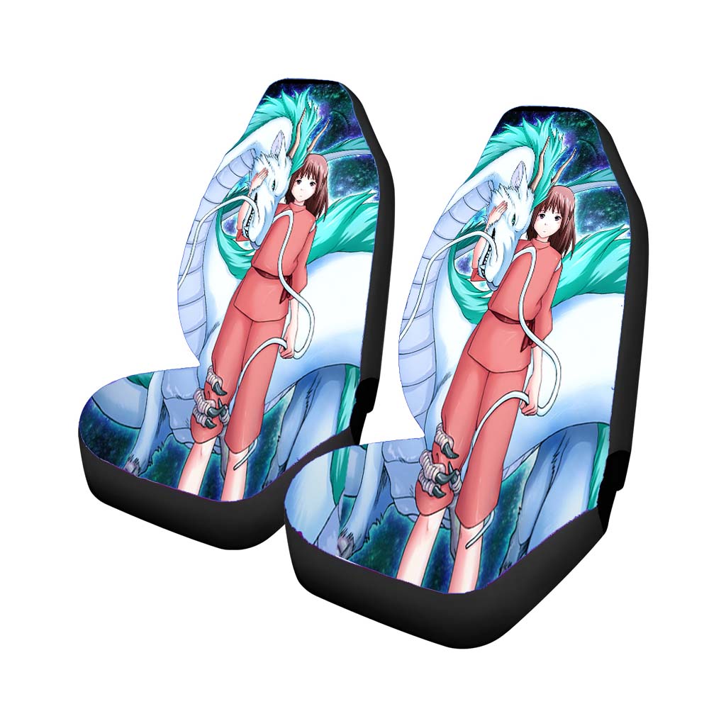 Spirited Away On Galaxy Nebula Car Front Seat Covers