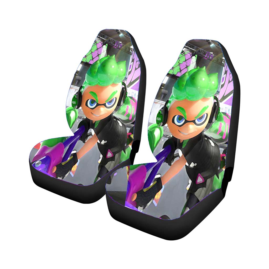 Splatoon Close Up Car Front Seat Covers