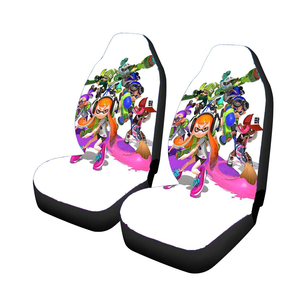 Splatoon All Characters Wallpapers Car Front Seat Covers