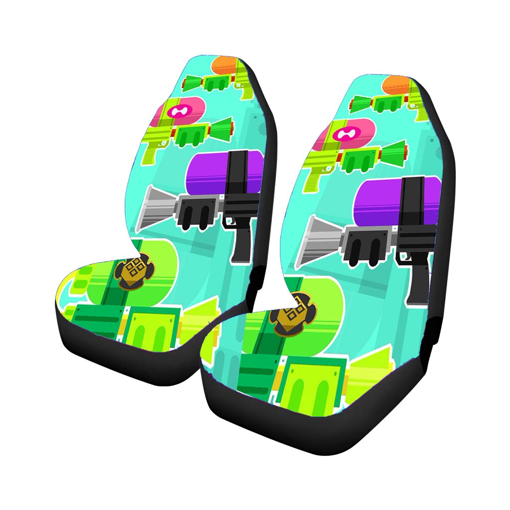 Splatoon Gun Wallpapers Car Front Seat Covers