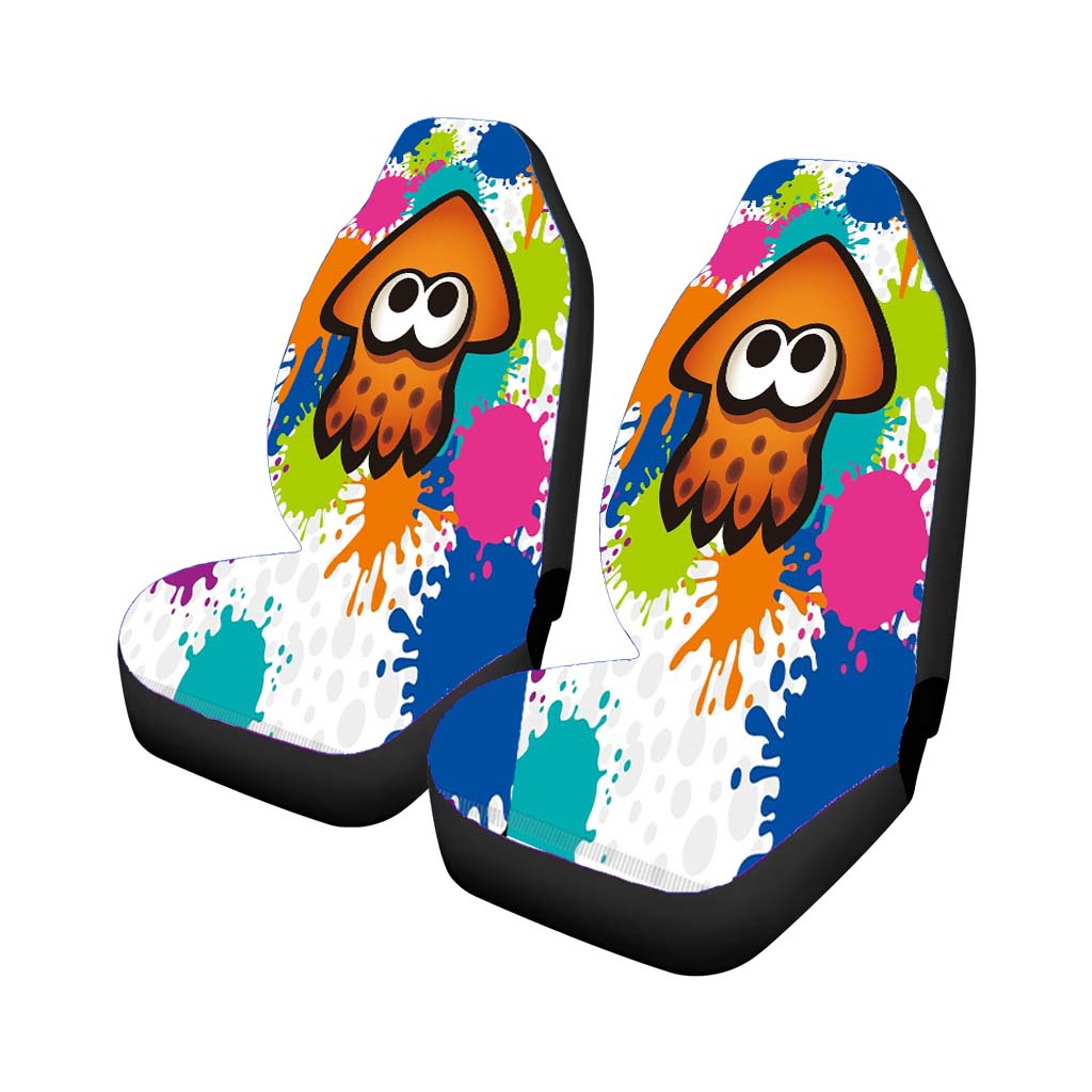 Splatoon Squid1 Car Front Seat Covers
