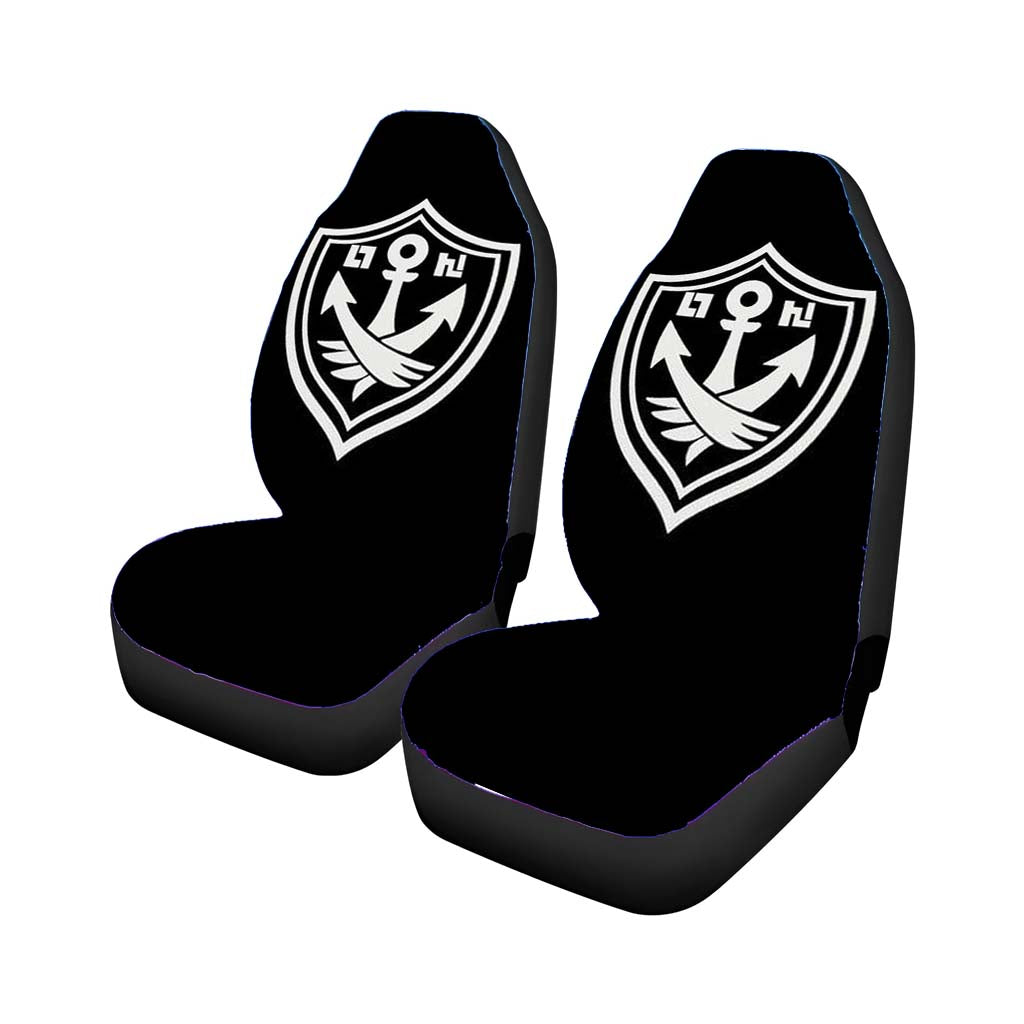 Splatoon White Anchor Car Front Seat Covers