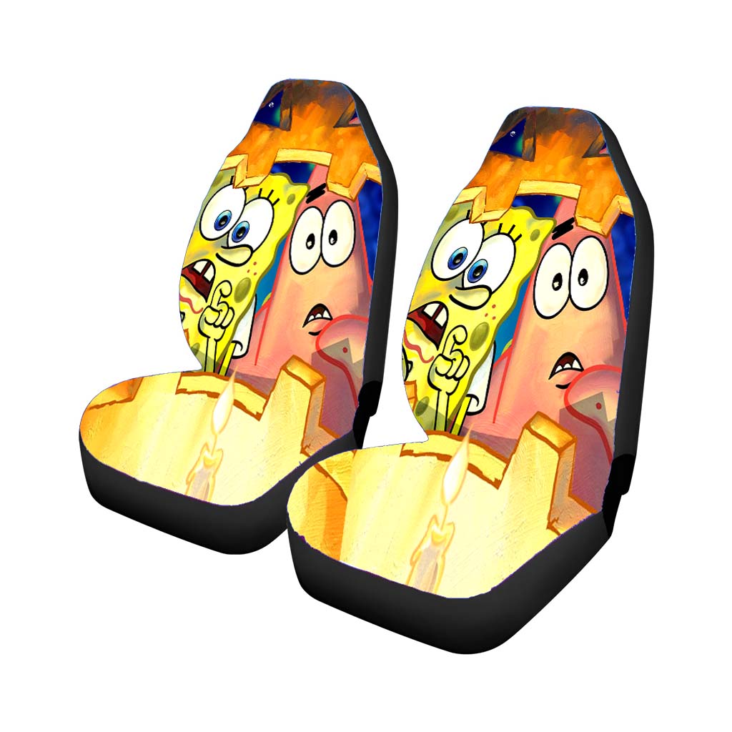 Spongebob Halloween Car Front Seat Covers