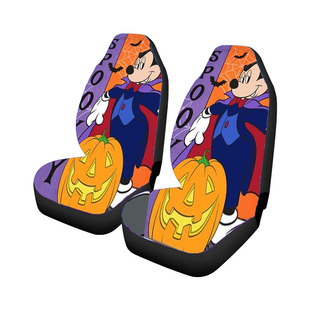 Spooky Mickey Mouse Car Front Seat Covers