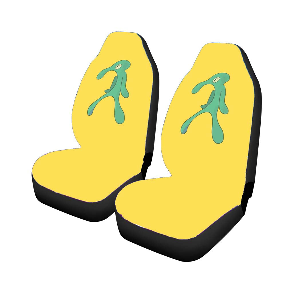Squidward Art Car Front Seat Covers