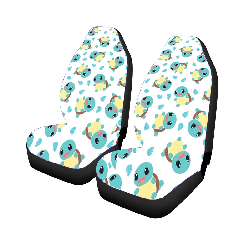 Squirtle Cute Pokemon Pattern Car Front Seat Covers