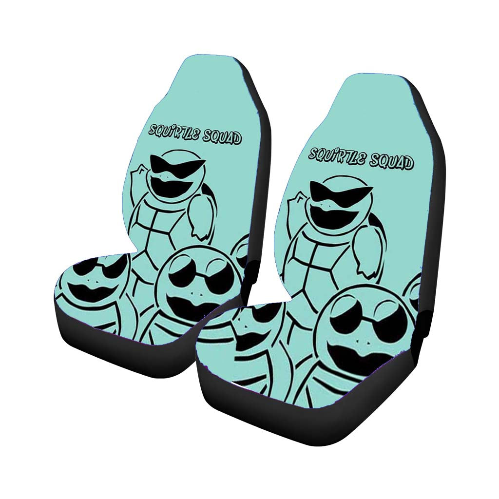 Squirtle Squad Car Front Seat Covers