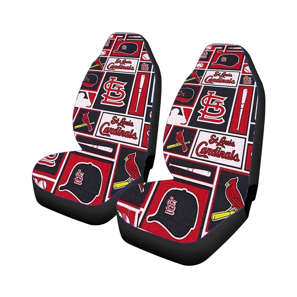 St Louis Cardinals Baseball Car Front Seat Covers