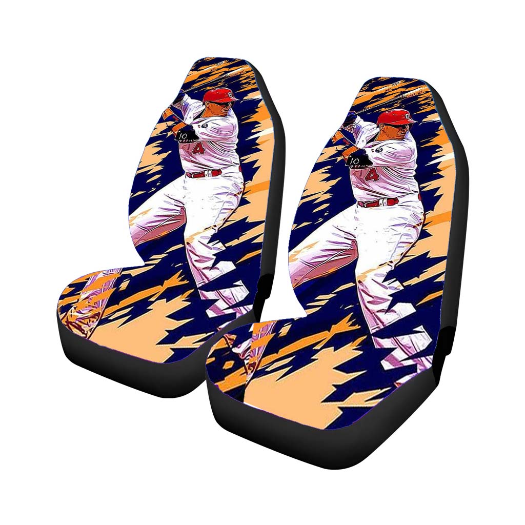 St Louis Cardinals Yadier Molina Car Front Seat Covers