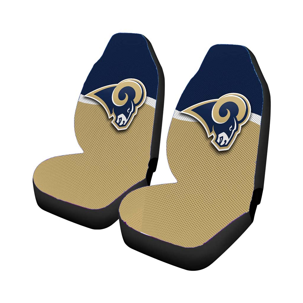 St Louis Rams Logo Jersey Car Seat Covers