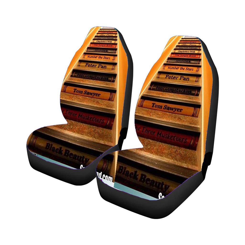 Stairs Bookshelf Car Front Seat Covers