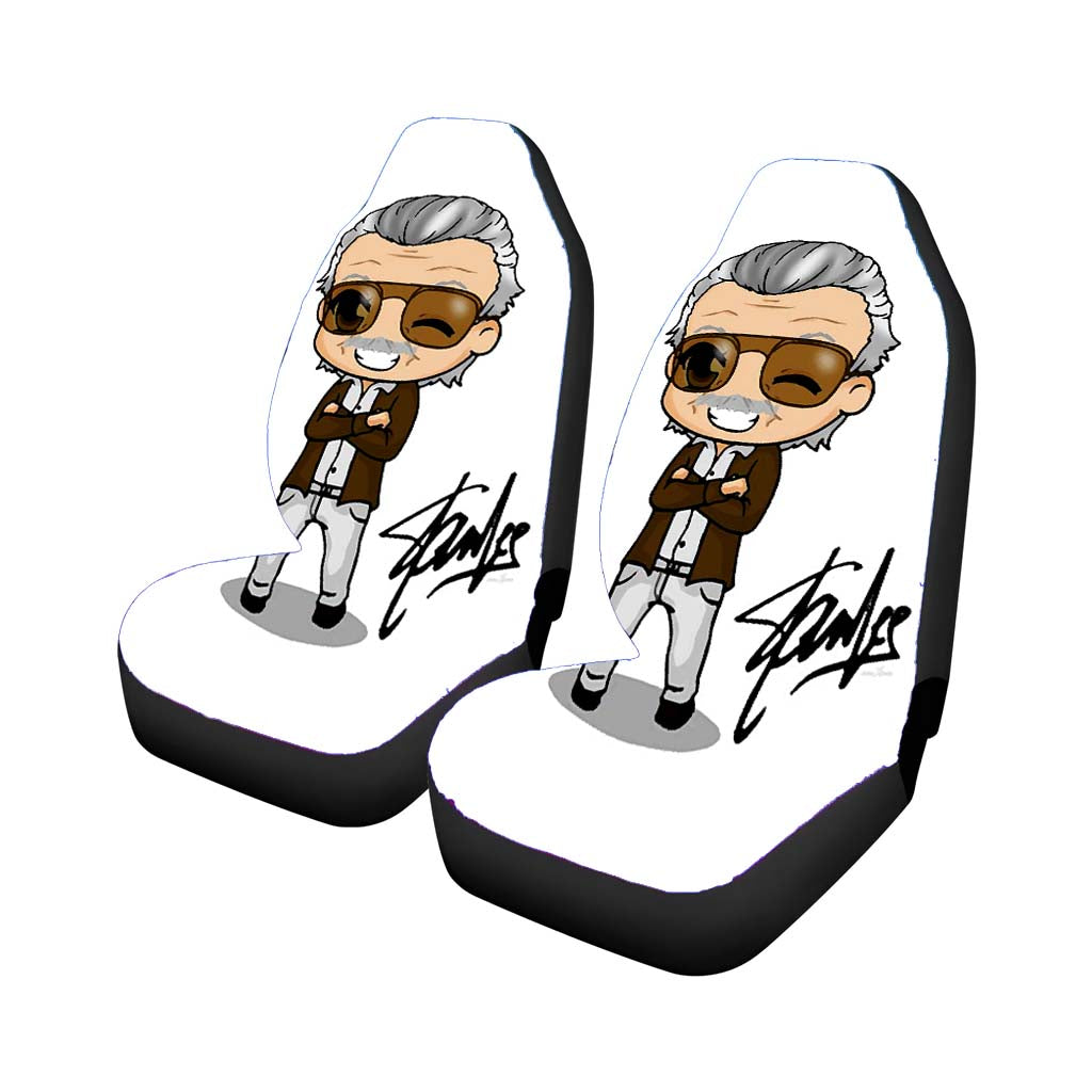 Stan Lee Marvel Chibi Car Front Seat Covers