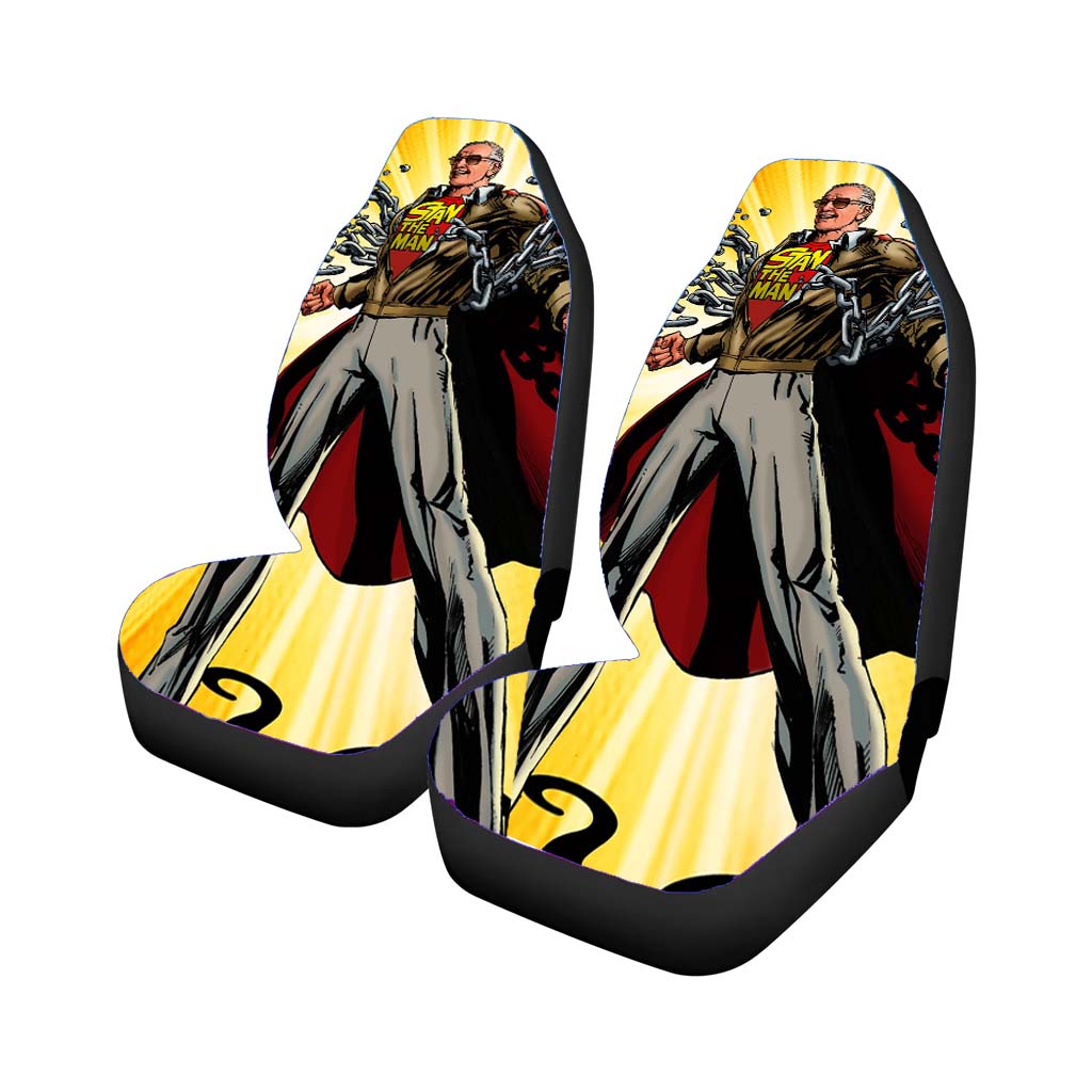 Stan Lee Stan The Man Marvel Super Hero Car Front Seat Covers