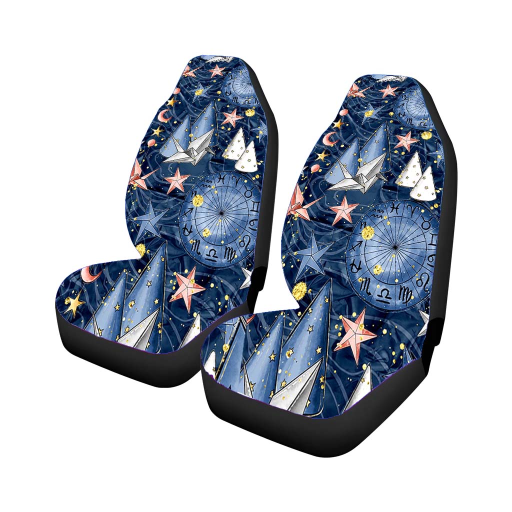 Star Aesthetic Night Car Front Seat Covers