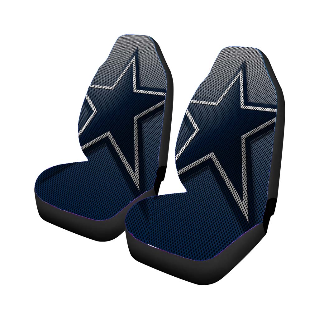 Star Dallas Cowboy Carbon Fiber Logo Car Seat Covers