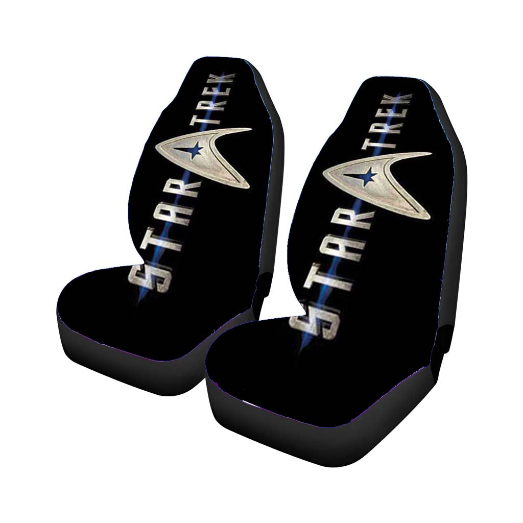 Star Trek Logo Blue Line Car Front Seat Covers