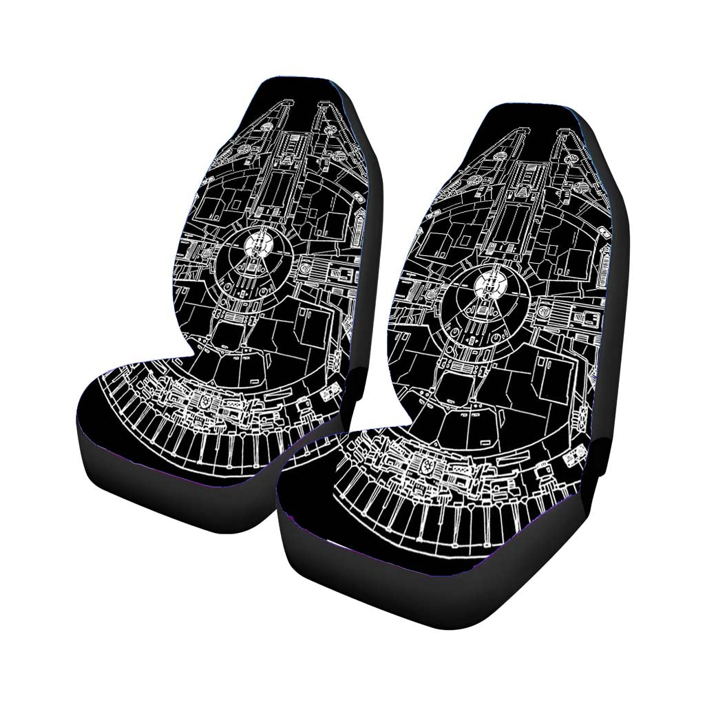 Star Wars Falcon Car Front Seat Covers