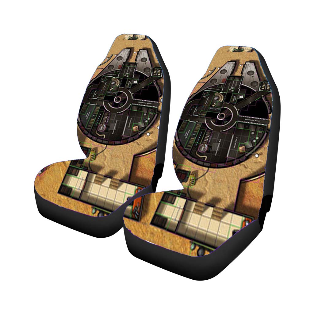Star Wars Ship Map Car Front Seat Covers