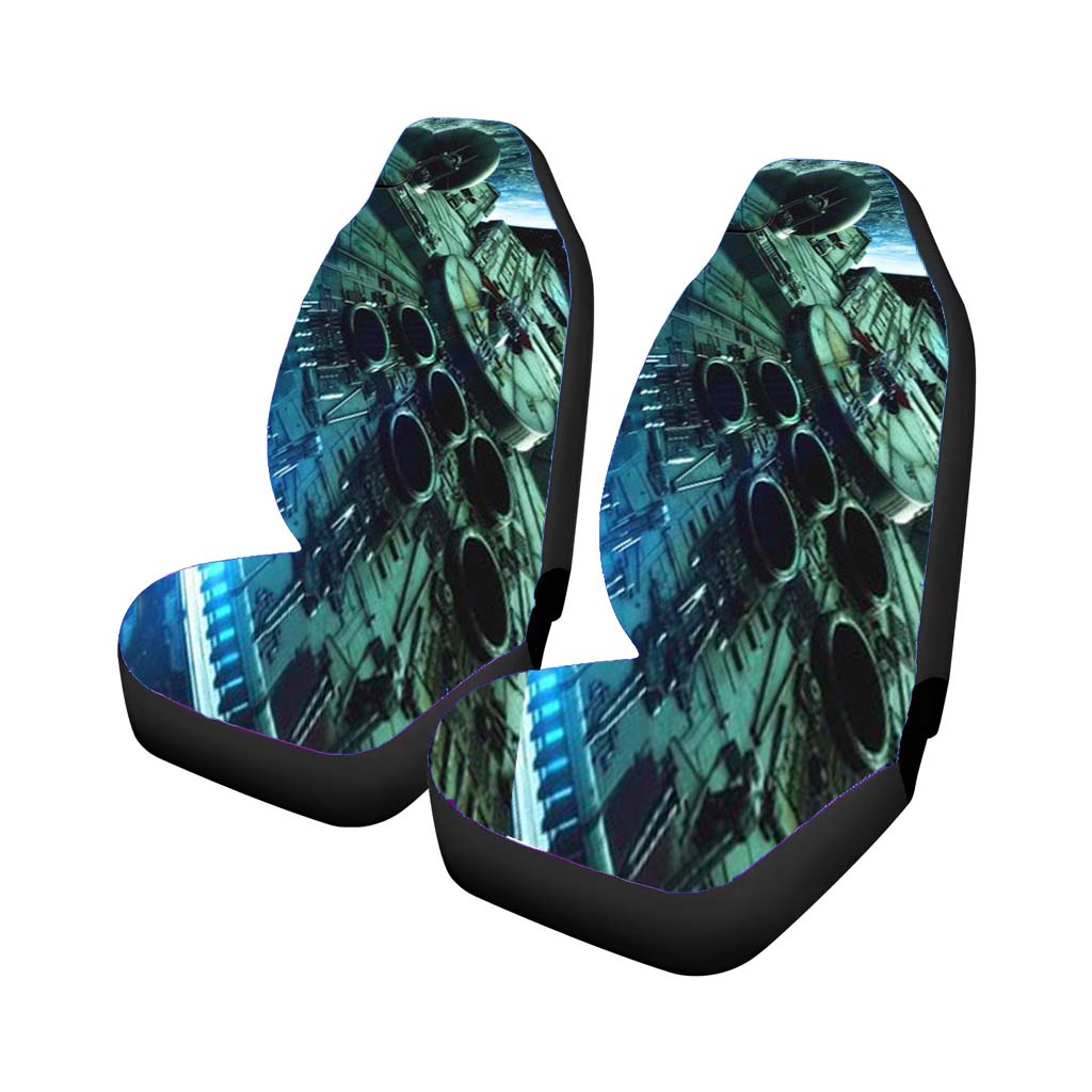 Star Wars Spaceship Planet Car Front Seat Covers